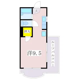 エスペール21鴨池【5階】の間取り