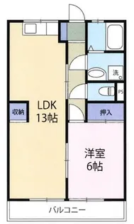 イーハトーブ川越【1階】の間取り