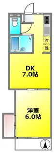 ユーエムイー【1階】の間取り