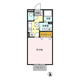 ロータス【1階】の間取り