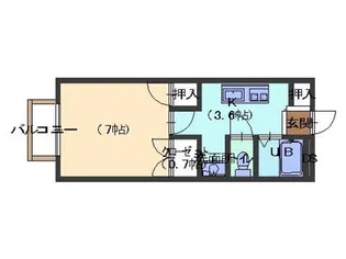 シャンマルク【2階】の間取り