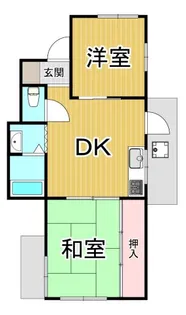 パークハイツ【2階】の間取り