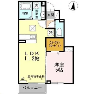 マジェスタ B【1階】の間取り