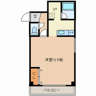 エーコー第5ビル【6階】の間取り
