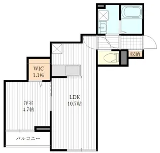クリザンテーム【3階】の間取り