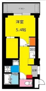 b’CASA浅草イースト【5階】の間取り