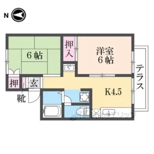 ブランマヌール【2階】の間取り