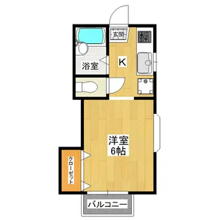 メゾン桜II【1階】の間取り