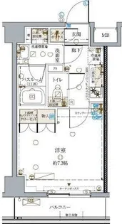 クレヴィスタ大島I【6階】の間取り