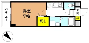 パークシエスタ滝井【6階】の間取り