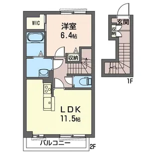 シエロ アスル【2階】の間取り