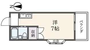 メゾン緑ヶ丘【2階】の間取り