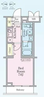 HY’s 新宿西落合【1階】の間取り