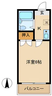 Kハイツ【2階】の間取り