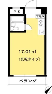 マリオン平山城址【3階】の間取り