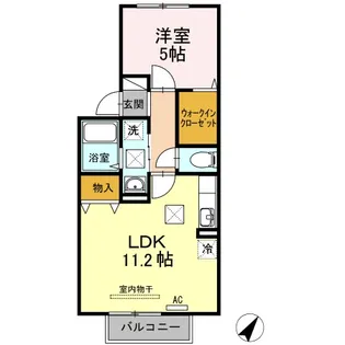 セジュール鵬舟ZII【1階】の間取り