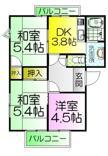 メゾン・ド・スワ【1階】の間取り