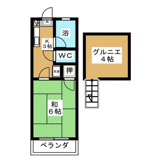 ホープラスソメヤ【2階】の間取り