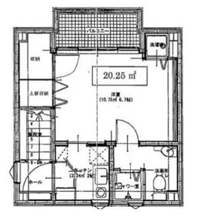 東京都渋谷区千駄ヶ谷5【マンション】の間取り