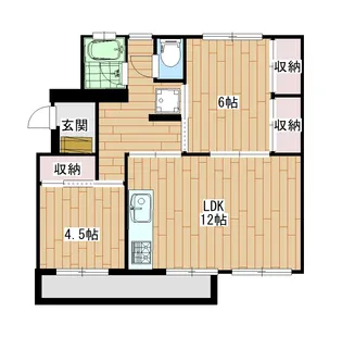 三郷団地【5階】の間取り