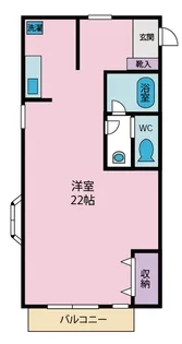 メゾンムサシ【3階】の間取り