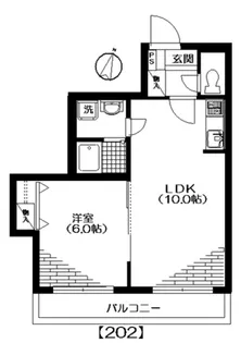 ベネレイト幡ヶ谷【2階】の間取り