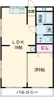 ウインドハイム横山【2階】の間取り