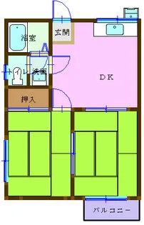 第2光風荘【2階】の間取り