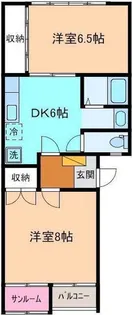 トレンブルハイツ【1階】の間取り