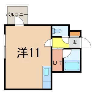 旭川2.3ビル【4階】の間取り