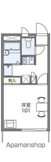 レオパレスアイディール【1階】の間取り