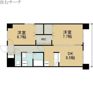 シダーフィールド【2階】の間取り