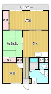 モダニスタ大正町【3階】の間取り