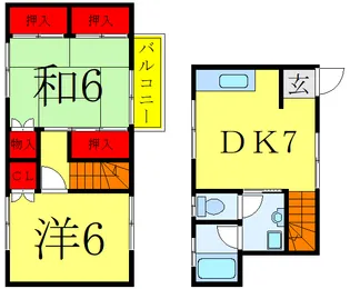 コーポ平田の間取り