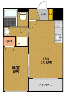 ロワイヤルさんすいI【1階】の間取り