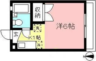 東京都調布市布田5【アパート】の間取り
