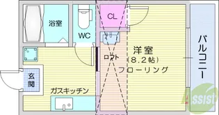 カーサ・スエルテ【2階】の間取り