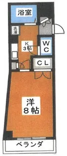 東京都福生市武蔵野台1【アパート】の間取り