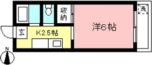CASA NAGAI【2階】の間取り