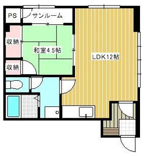 第三佐伯ビル【4階】の間取り