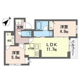 ブリーゼ アイビー【1階】の間取り