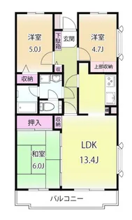 カサベルデ宮前平【2階】の間取り