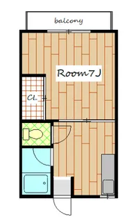 三樹ハイツ島野【1階】の間取り