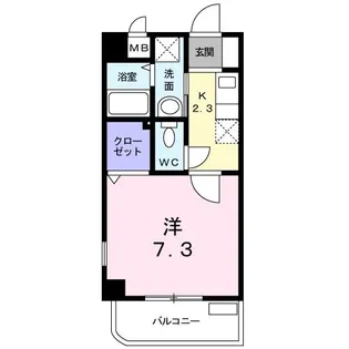 アルテール幸神II【3階】の間取り