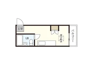 LUCIR十日市【1階】の間取り