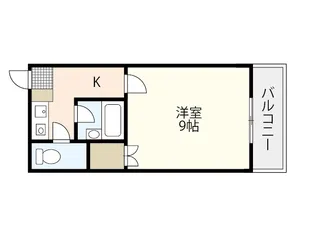 コーポラスエム【1階】の間取り