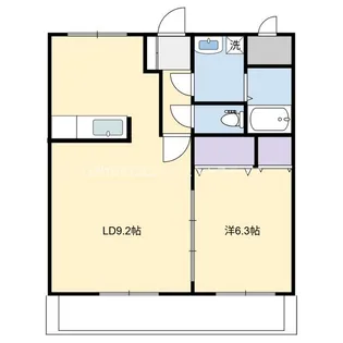 K・プランドール【1階】の間取り