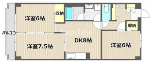 グレースマンションエルフ【4階】の間取り