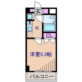 ワコーレ綱島II【2階】の間取り
