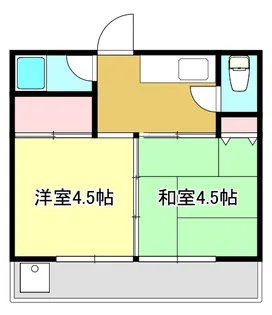 パールハイツ【1階】の間取り